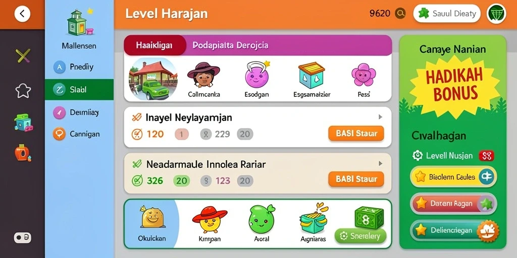 Tampilan antarmuka yang menarik dan ramah pengguna.