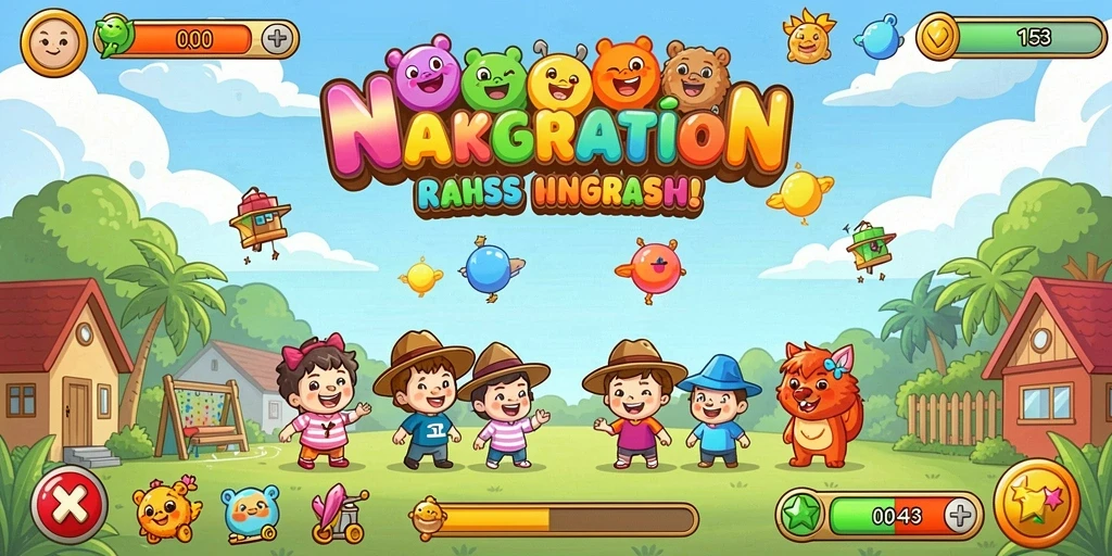 Tampilan awal F08 yang menarik dan mudah dinavigasi.