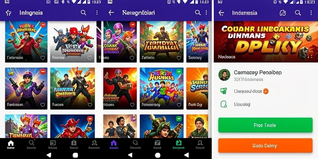 Screenshot menampilkan grafis yang memukau saat bermain.