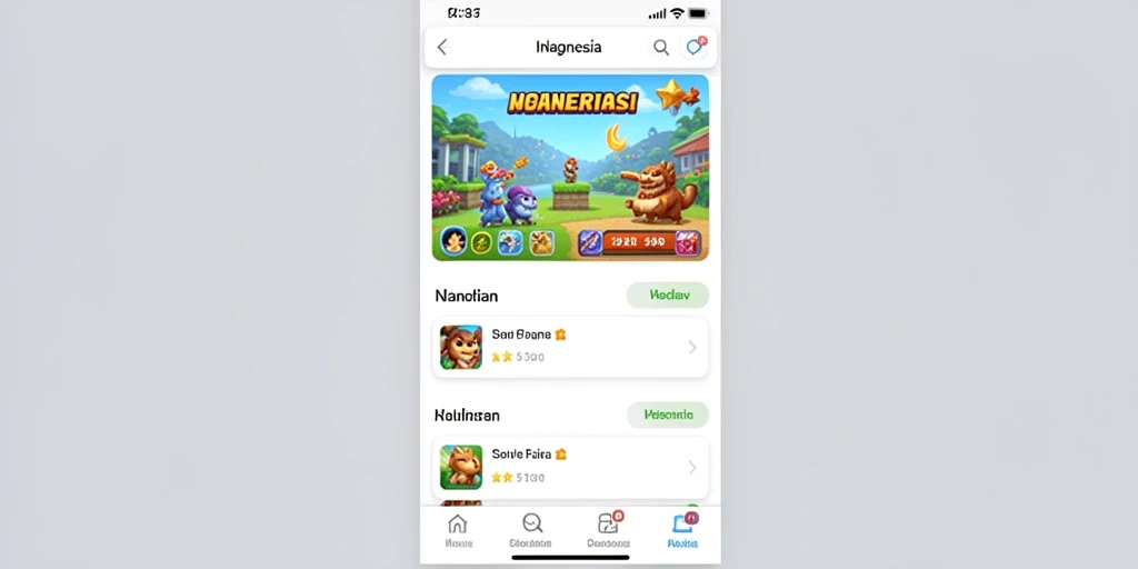 Tampilan grafis yang memukau dalam game.