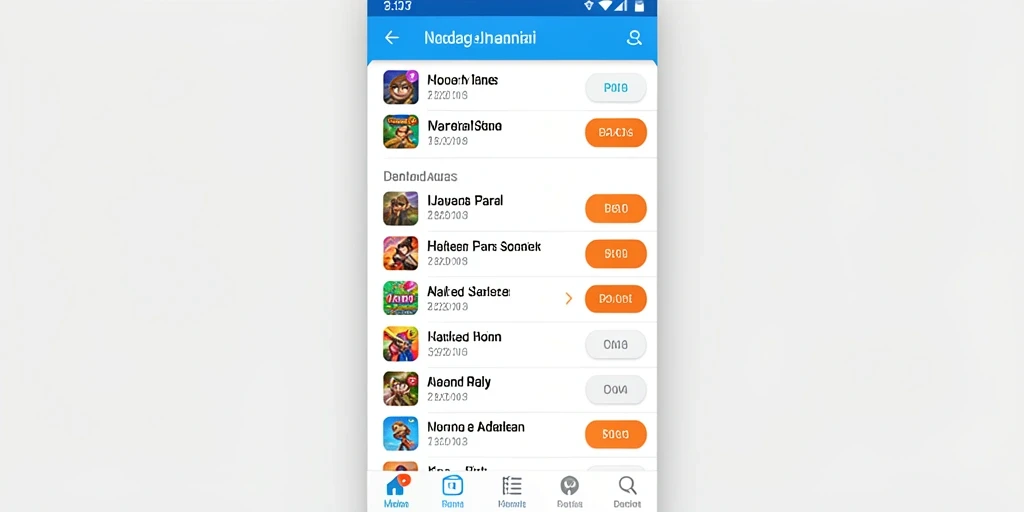 Screenshot menunjukkan tampilan awal yang menarik.
