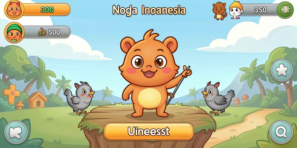 Tampilan awal yang menarik dan intuitif.