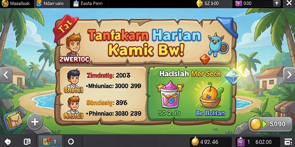 Tampilan awal game LETSTHOR yang menarik.