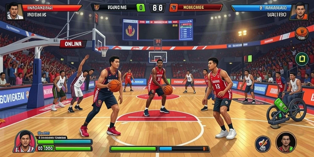 Tampilan level permainan yang menarik dan menantang.