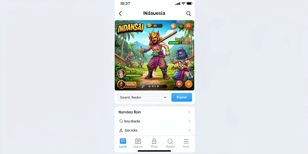 Screenshot menampilkan karakter kucing yang lucu sedang berlari.