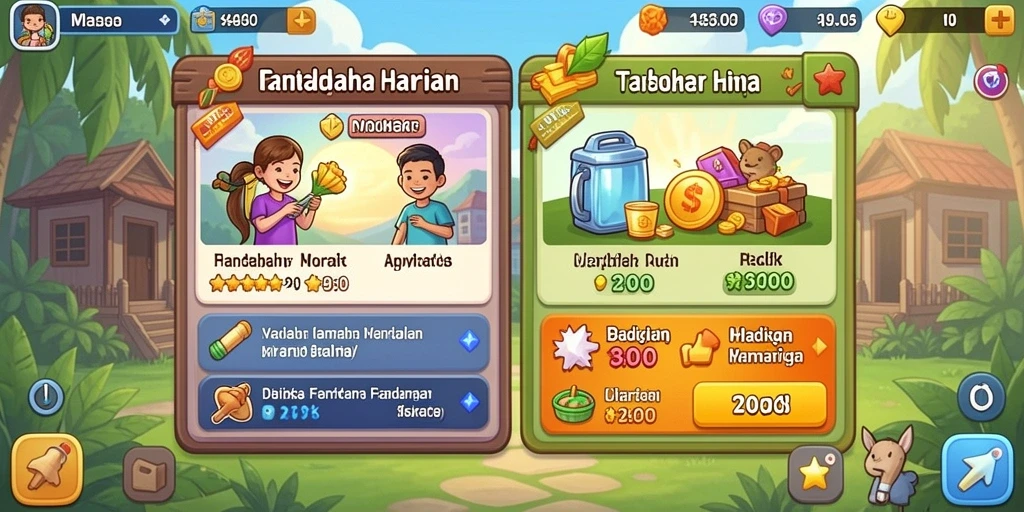 Tangkapan layar menampilkan aksi seru dalam permainan.