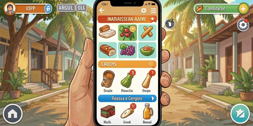 Tampilan grafis yang memukau dalam game.