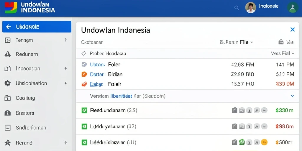 Tampilan antarmuka pengguna yang intuitif dan mudah dinavigasi.
