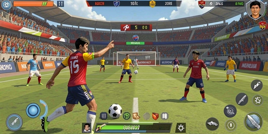 Tampilan awal permainan yang menarik dan intuitif.