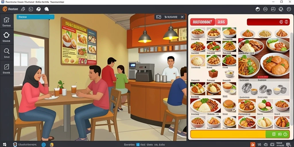 Tampilan antarmuka yang user-friendly dan menarik.